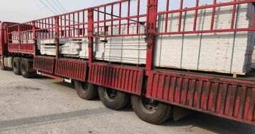 烟台 白麻荔枝面外墙干挂，工厂装车日常