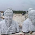 烟台 白麻花岗岩石材人物立体雕刻