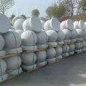 烟台 白麻花岗岩石材圆球，石球，挡车球，隔离球，景观石球，风水球等