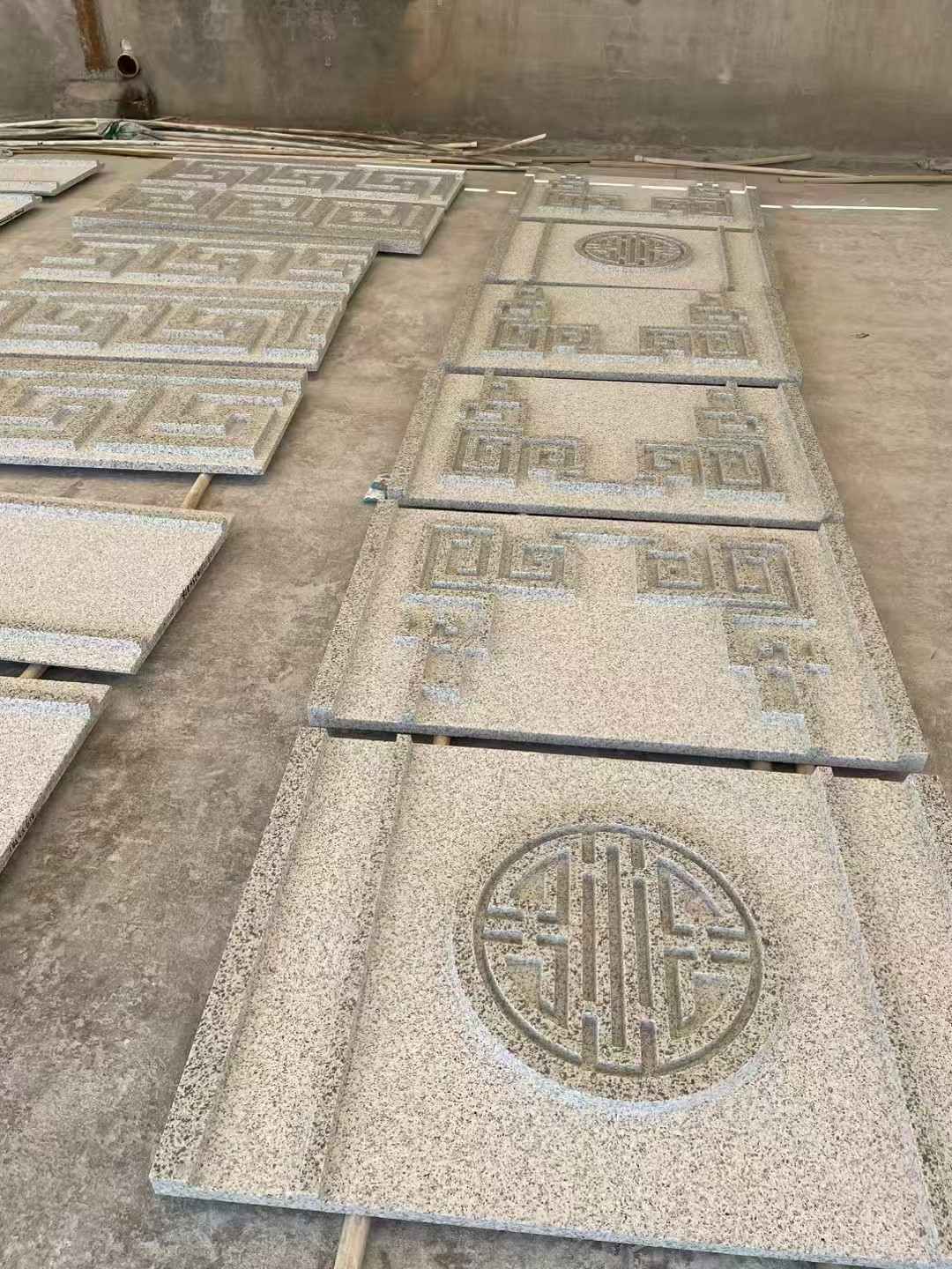 烟台 白麻花岗岩外墙立面雕刻板