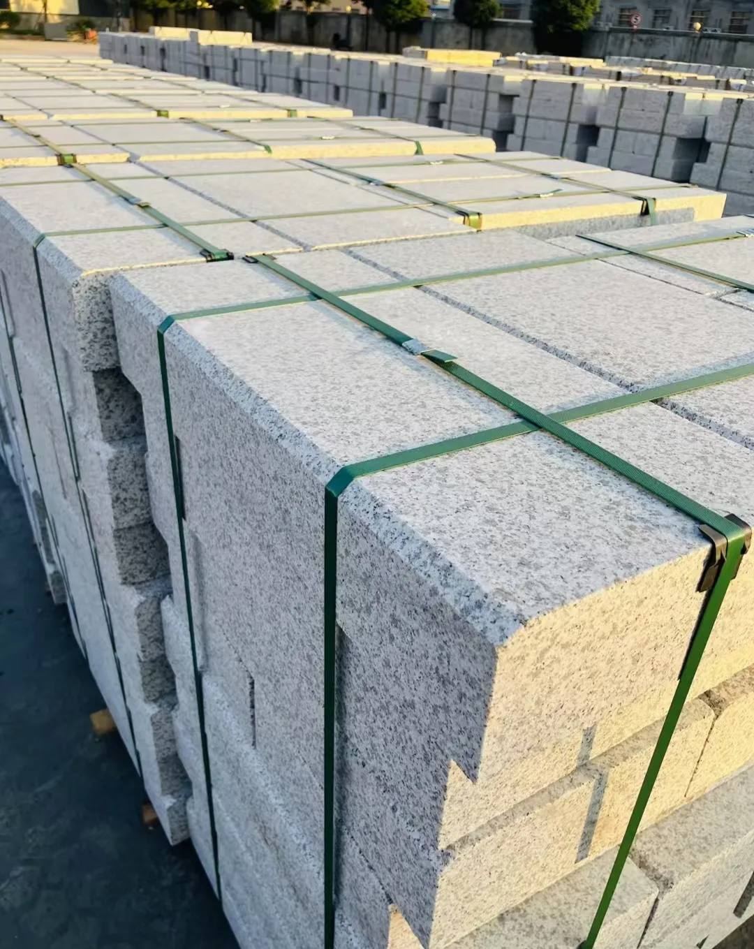 烟台 白麻花岗岩路沿石，马路牙子，路缘石，平石，立缘石等