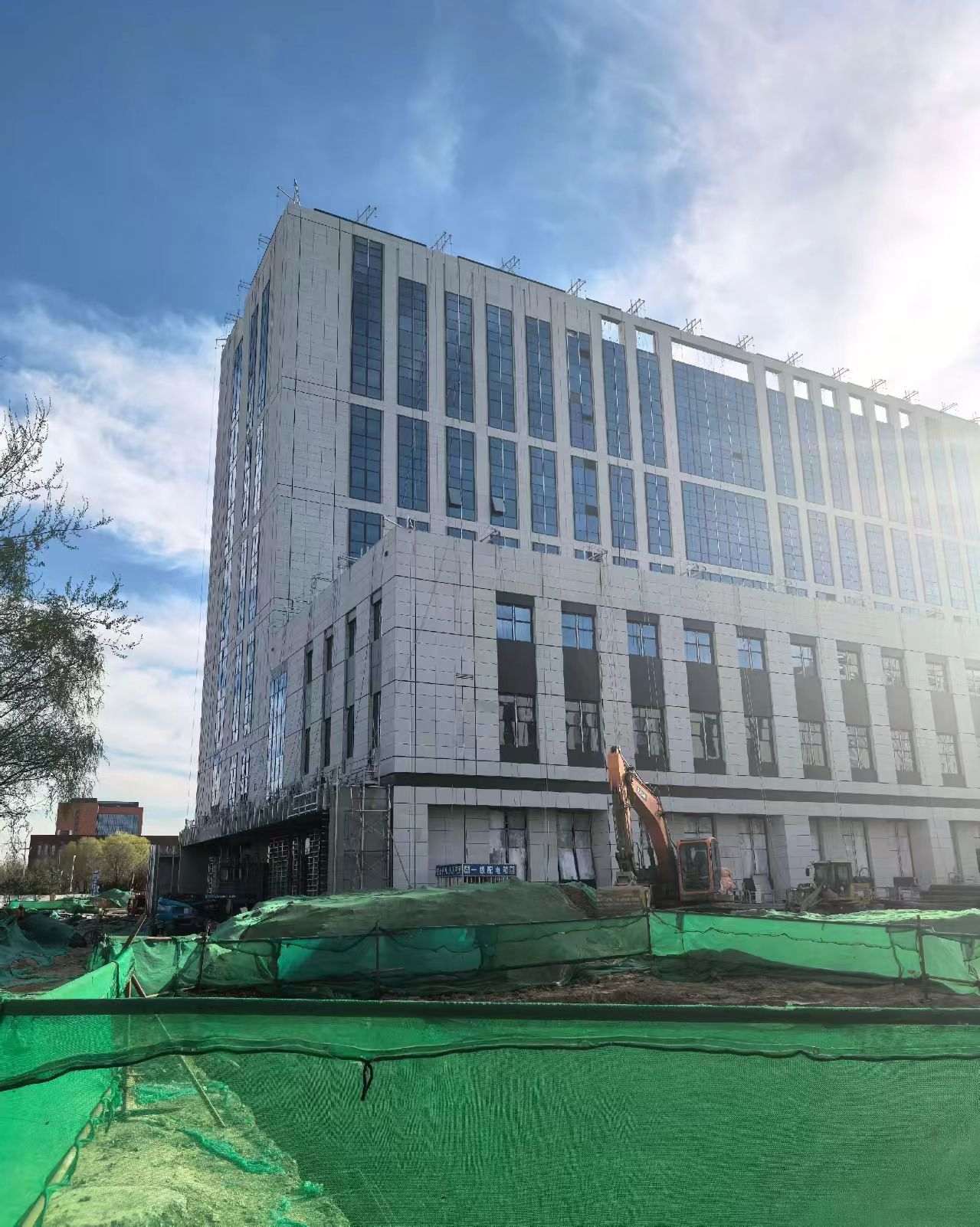 烟台 白麻花岗岩石材外墙干挂