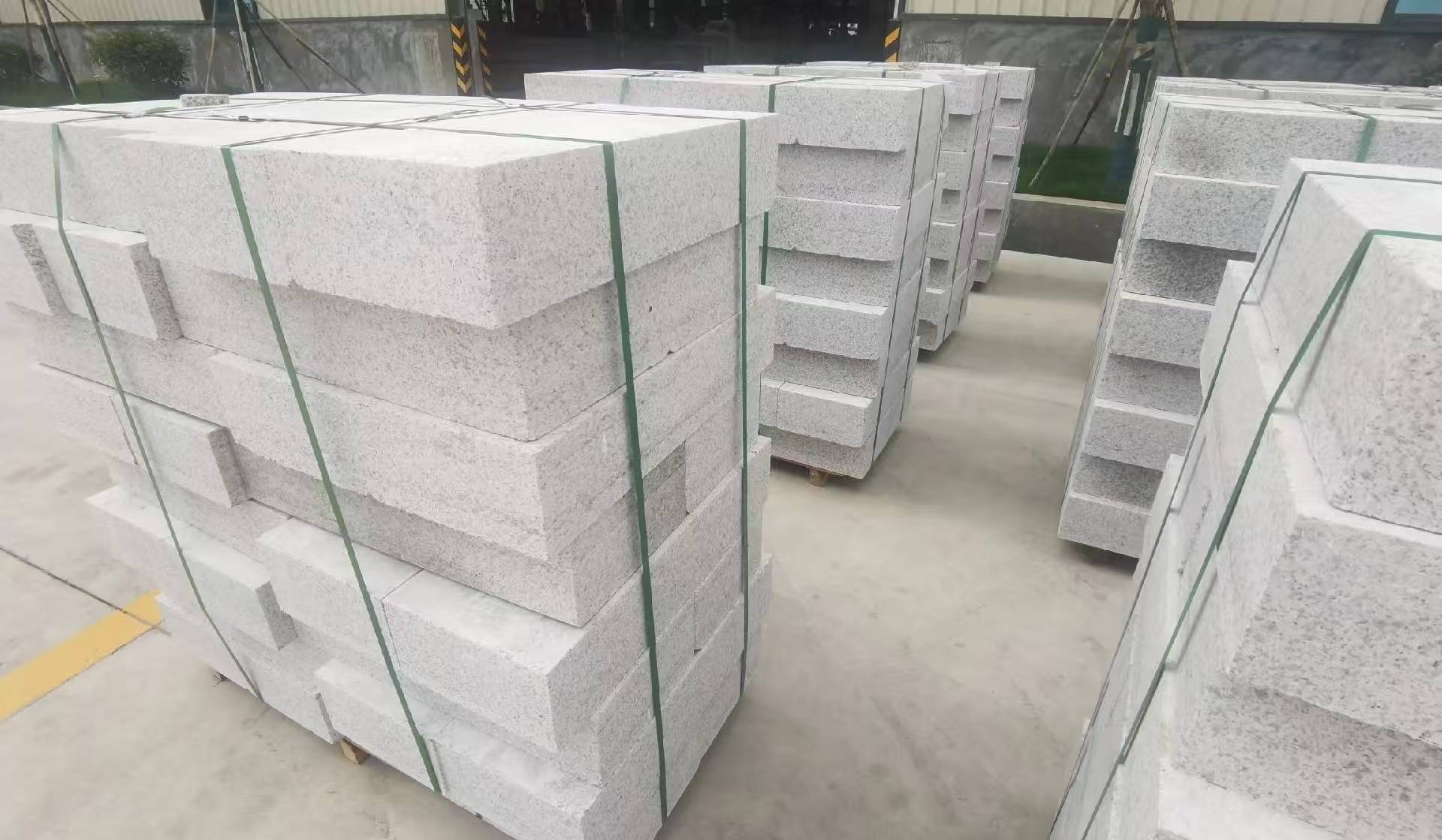 烟台 白麻花岗岩路沿石，立缘石，平缘石，路牙石，道牙石，马路牙子等