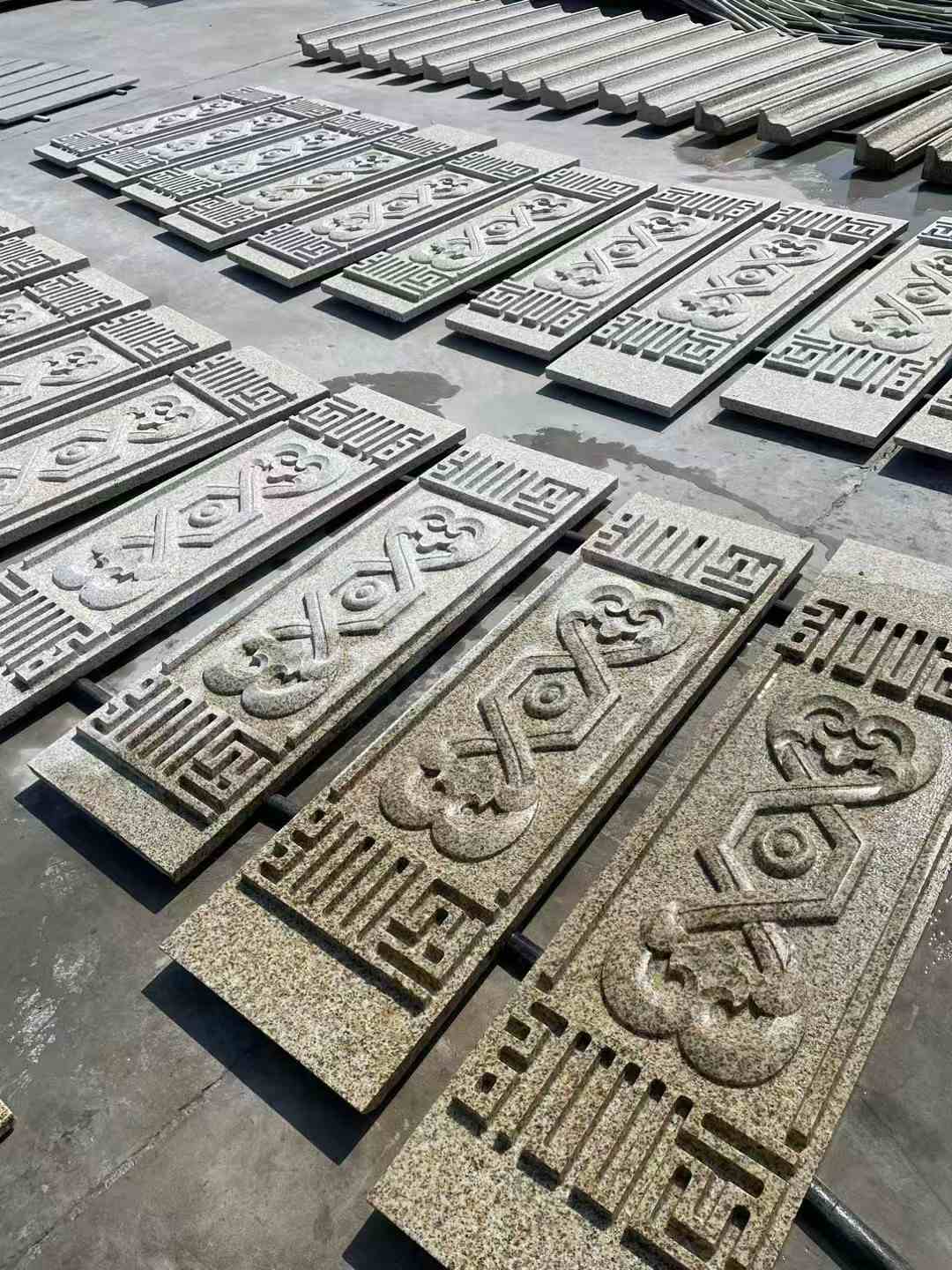 烟台 黄金麻花岗岩外墙雕刻板