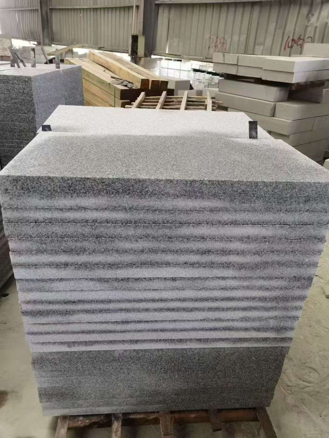 烟台 芝麻白5公分火烧地铺成品，900*400，规格可定制